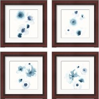 Framed Protea Blue 4 Piece Framed Art Print Set