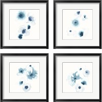 Framed Protea Blue 4 Piece Framed Art Print Set