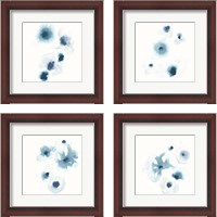 Framed Protea Blue 4 Piece Framed Art Print Set