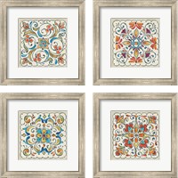 Framed Mediterranean Flair  4 Piece Framed Art Print Set