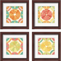 Framed Citrus Splash 4 Piece Framed Art Print Set