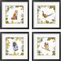 Framed Into the Woods 4 Piece Framed Art Print Set