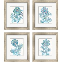 Framed 'Kala Flower 4 Piece Framed Art Print Set' border=