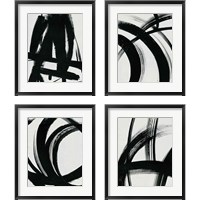 Framed Spontaneous  4 Piece Framed Art Print Set