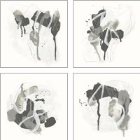 Framed Monochrome Missive 4 Piece Art Print Set