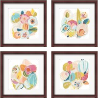 Framed Floral Vibe 4 Piece Framed Art Print Set