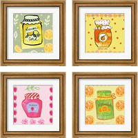 Framed Pretty Jams and Jellies 4 Piece Framed Art Print Set