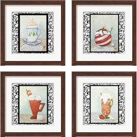 Framed 'Tis the Season for Cocoa 4 Piece Framed Art Print Set' border=