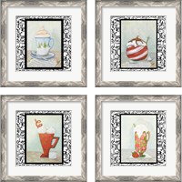 Framed 'Tis the Season for Cocoa 4 Piece Framed Art Print Set' border=