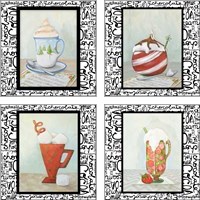 Framed Tis the Season for Cocoa 4 Piece Art Print Set