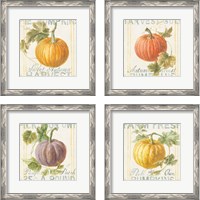 Framed 'Floursack Autumn 4 Piece Framed Art Print Set' border=