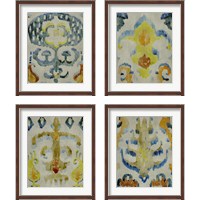 Framed 'Bohemian Ikat 4 Piece Framed Art Print Set' border=