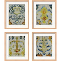 Framed 'Bohemian Ikat 4 Piece Framed Art Print Set' border=