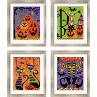Framed Spooky Fun 4 Piece Framed Art Print Set