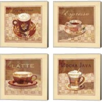 Framed Coffee 4 Piece Canvas Print Set