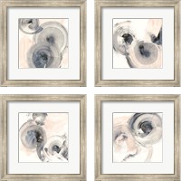 Framed 'Spin Around 4 Piece Framed Art Print Set' border=