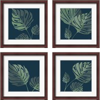 Framed 'Monstera  4 Piece Framed Art Print Set' border=