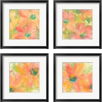 Framed Summer Cosmos 4 Piece Framed Art Print Set