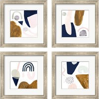 Framed Double Scoop 4 Piece Framed Art Print Set