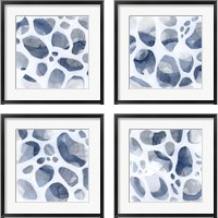 Framed 'Lacuna  4 Piece Framed Art Print Set' border=