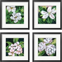 Framed 'Summer Bride 4 Piece Framed Art Print Set' border=