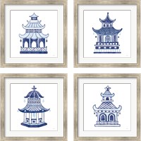 Framed 'Everyday Chinoiserie 4 Piece Framed Art Print Set' border=