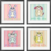 Framed Li'l Animals 4 Piece Framed Art Print Set