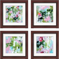 Framed 'Meadowlands 4 Piece Framed Art Print Set' border=