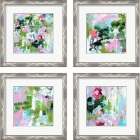 Framed 'Meadowlands 4 Piece Framed Art Print Set' border=