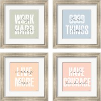 Framed Morning Affirmations 4 Piece Framed Art Print Set