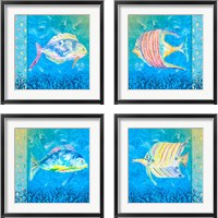 Framed Under the Sea 4 Piece Framed Art Print Set