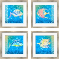 Framed Under the Sea 4 Piece Framed Art Print Set
