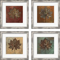 Framed 'Maple  4 Piece Framed Art Print Set' border=