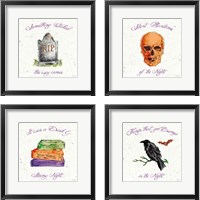 Framed Phantoms of the Night Color 4 Piece Framed Art Print Set