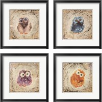 Framed 'Wonder Years  4 Piece Framed Art Print Set' border=