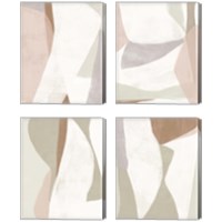 Framed 'Symphonic Shapes 4 Piece Canvas Print Set' border=
