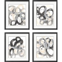 Framed Tangled Circuit 4 Piece Framed Art Print Set