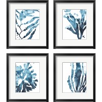 Framed Inkwash Kelp 4 Piece Framed Art Print Set