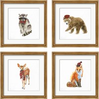 Framed Into the Woods in Style 4 Piece Framed Art Print Set