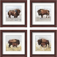 Framed 'Lodge Guardian 4 Piece Framed Art Print Set' border=