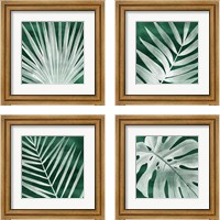 Framed 'Velvet Palm 4 Piece Framed Art Print Set' border=