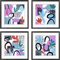 Framed 'Field Trip 4 Piece Framed Art Print Set' border=