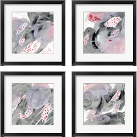 Framed Turbulent Cloud 4 Piece Framed Art Print Set