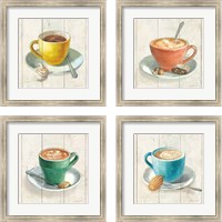 Framed Wake Me Up Coffee 4 Piece Framed Art Print Set