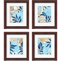 Framed Blue Jungle 4 Piece Framed Art Print Set