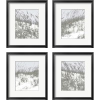 Framed 'Lush Dunes 4 Piece Framed Art Print Set' border=