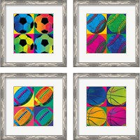 Framed Ball Four 4 Piece Framed Art Print Set