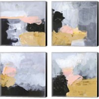 Framed 'Niebla 4 Piece Canvas Print Set' border=