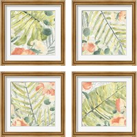 Framed Palm Garden 4 Piece Framed Art Print Set