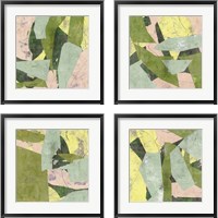 Framed 'Forest of Memory 4 Piece Framed Art Print Set' border=